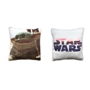Τετράγωνο μαξιλάρι Lyo Baby YodaThe Mandalorian Mochi Mochi 40 cm image-0