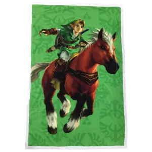 Coperta in sherpa Lyo Nintendo - Zelda Link Epona image-0