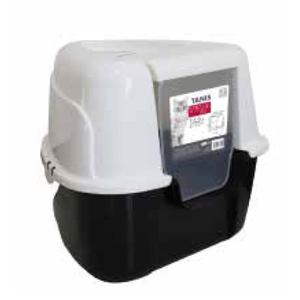 20103199-kattebakke-m-pets-tanis-sort-hvid-60x50x44-cm