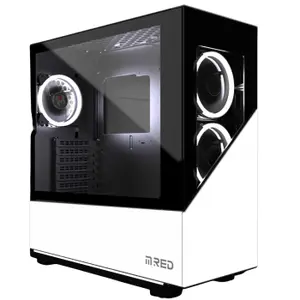 Boîtier PC MT/sans alim/ATX M.RED ELITE Rainbow ARGB MR-007