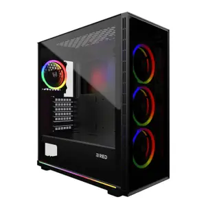 Boîtier PC Glass-G - ARGB - MT/ATX M.RED Black Destroyer