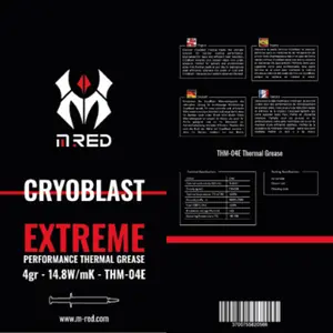 Extreme thermal paste for PC water cooling accessory M.RED Cryoblast image-0