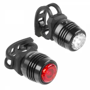 Luces delanteras y traseras M-Wave Apollon image-0