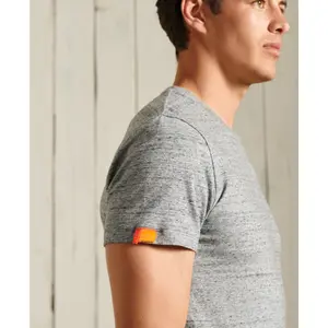 Besticktes T-shirt Superdry Vintage Orange Label image-3