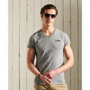 T-Shirt mit V-Ausschnitt Superdry Vintage image-0