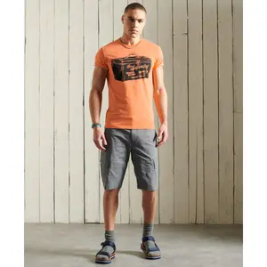 Leichtes T-Shirt mit Muster Superdry Workwear image-1