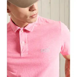 Camisa pólo em camisa de algodão orgânico Superdry LA Beach image-2