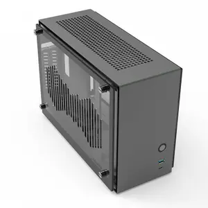 Case PC mini tower con pannelli in vetro Mini Zalman ITX M2 image-1