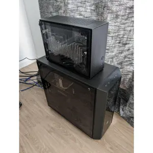 Case PC mini tower con pannelli in vetro Mini Zalman ITX M2 image-5