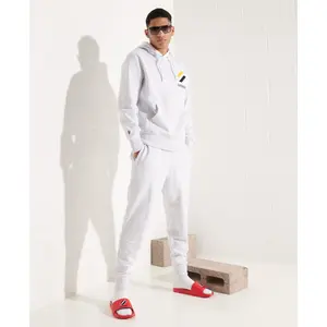 Sudadera con capucha y logotipo aplicado de estilo deportivo Superdry image-1