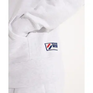 Sudadera con capucha y logotipo aplicado de estilo deportivo Superdry image-3