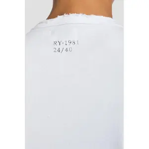 Crew neck T-shirt Replay aged image-3