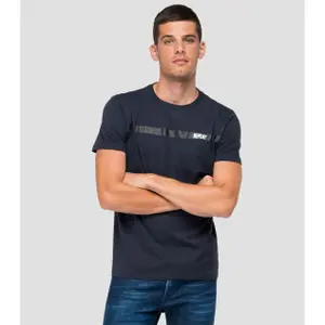 Printed crew neck t-shirt Replay image-0