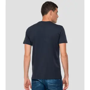 Printed crew neck t-shirt Replay image-2