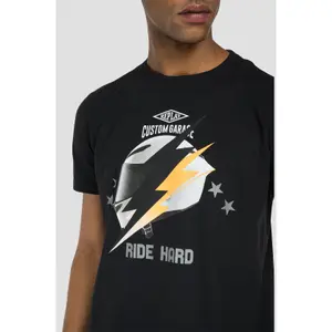 Bedrucktes T-shirt Replay Custom garage image-3