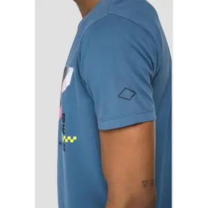 Printed T-shirt Replay 1981 racing garage image-4