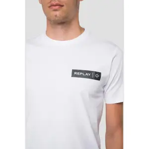 Jersey T-shirt with print Replay image-3