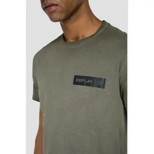 Jersey T-shirt with print Replay image-3