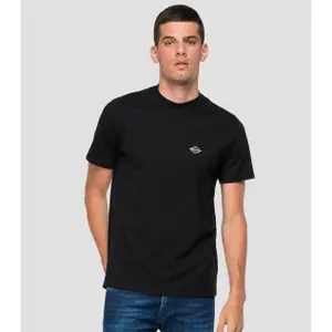 Puur katoenen T-shirt met ronde hals Replay image-0