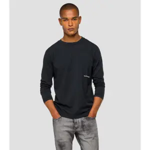 Langarm-T-Shirt aus Bio-Baumwolle Replay image-0