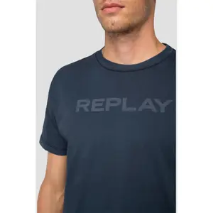 T-Shirt aus Bio-Baumwoll-Jersey Replay image-3