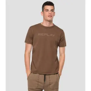 T-Shirt aus Bio-Baumwoll-Jersey Replay image-0