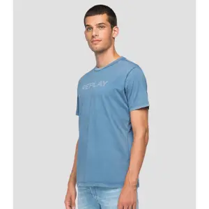 Organic cotton jersey T-shirt Replay image-1