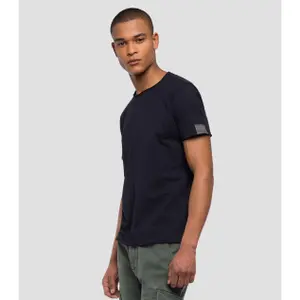 T-Shirt aus Baumwolle im Rohschnitt Replay image-2