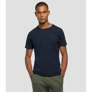 T-Shirt aus Baumwolle im Rohschnitt Replay image-0