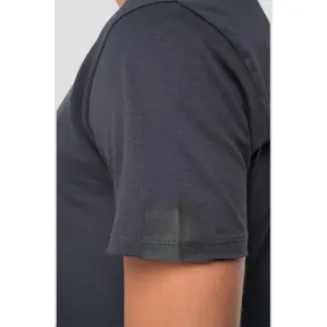 T-shirt met V-hals en ruwe snit Replay image-4