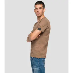 V-neck raw cut T-shirt Replay image-2