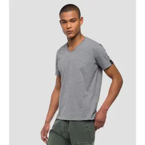 V-neck raw cut T-shirt Replay image-0