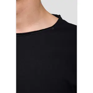 Long sleeve raw cut t-shirt Replay image-3