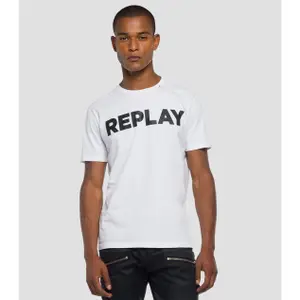 Cotton T-shirt with logo print Replay image-0