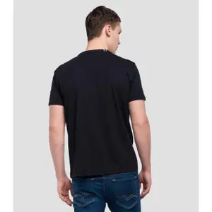 Baumwoll-T-Shirt mit Logodruck Replay image-1