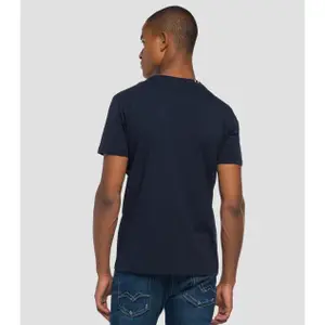 Cotton T-shirt with logo print Replay image-1