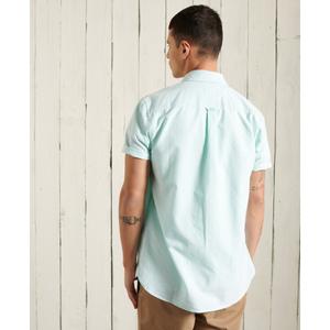 Chemise classique Superdry Oxford University en coton bio image-2