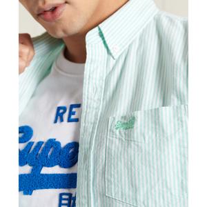 Chemise classique Superdry Oxford University en coton bio image-3