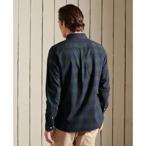 Chemise classique boutonnée en coton bio Superdry London image-4