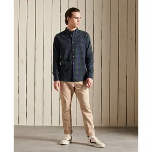 Chemise classique boutonnée en coton bio Superdry London image-2