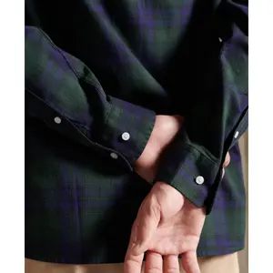 Chemise classique boutonnée en coton bio Superdry London image-6