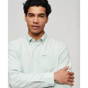 Camisa de manga larga orgánico Superdry Oxford image-3