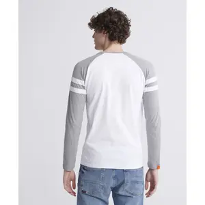 Camiseta Superdry Softball Ringer Orange Label image-1