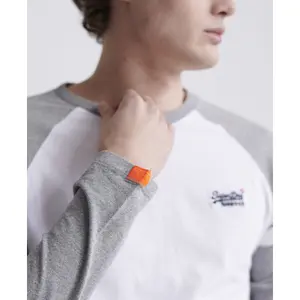 Camiseta Superdry Softball Ringer Orange Label image-4