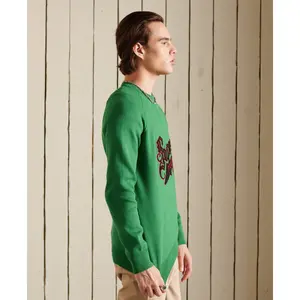 Sweat ras-du-cou Superdry Varsity en coton bio image-3