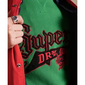 Sweat ras-du-cou Superdry Varsity en coton bio image-5