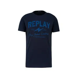 Basic-T-Shirt aus Jersey Replay 30/1 image-0