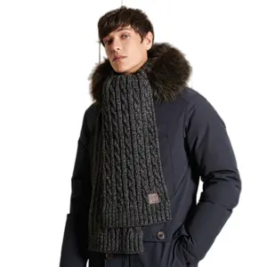 bufanda de punto trenzado Superdry Trawler image-1