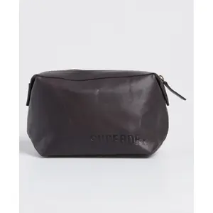 Leather toiletry bag Superdry Vermont image-0