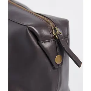 Leather toiletry bag Superdry Vermont image-4